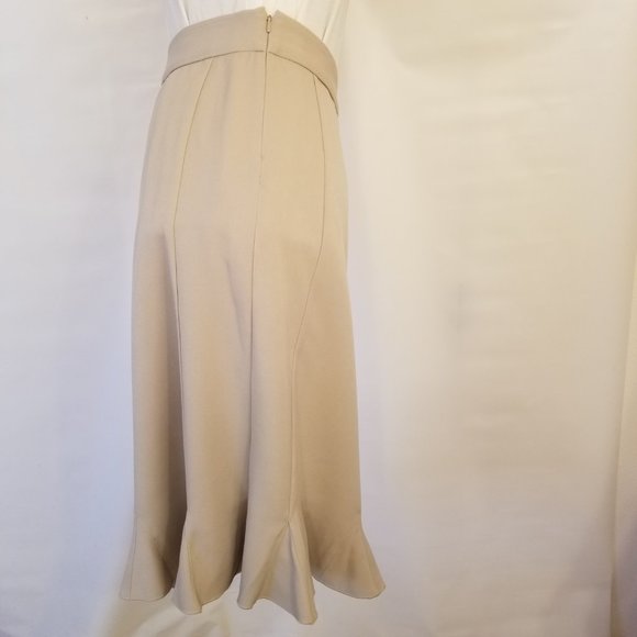 ✅#908STONE NWT mac & jac mermaid beige stretch skirt, sz. 4. - Picture 13 of 16
